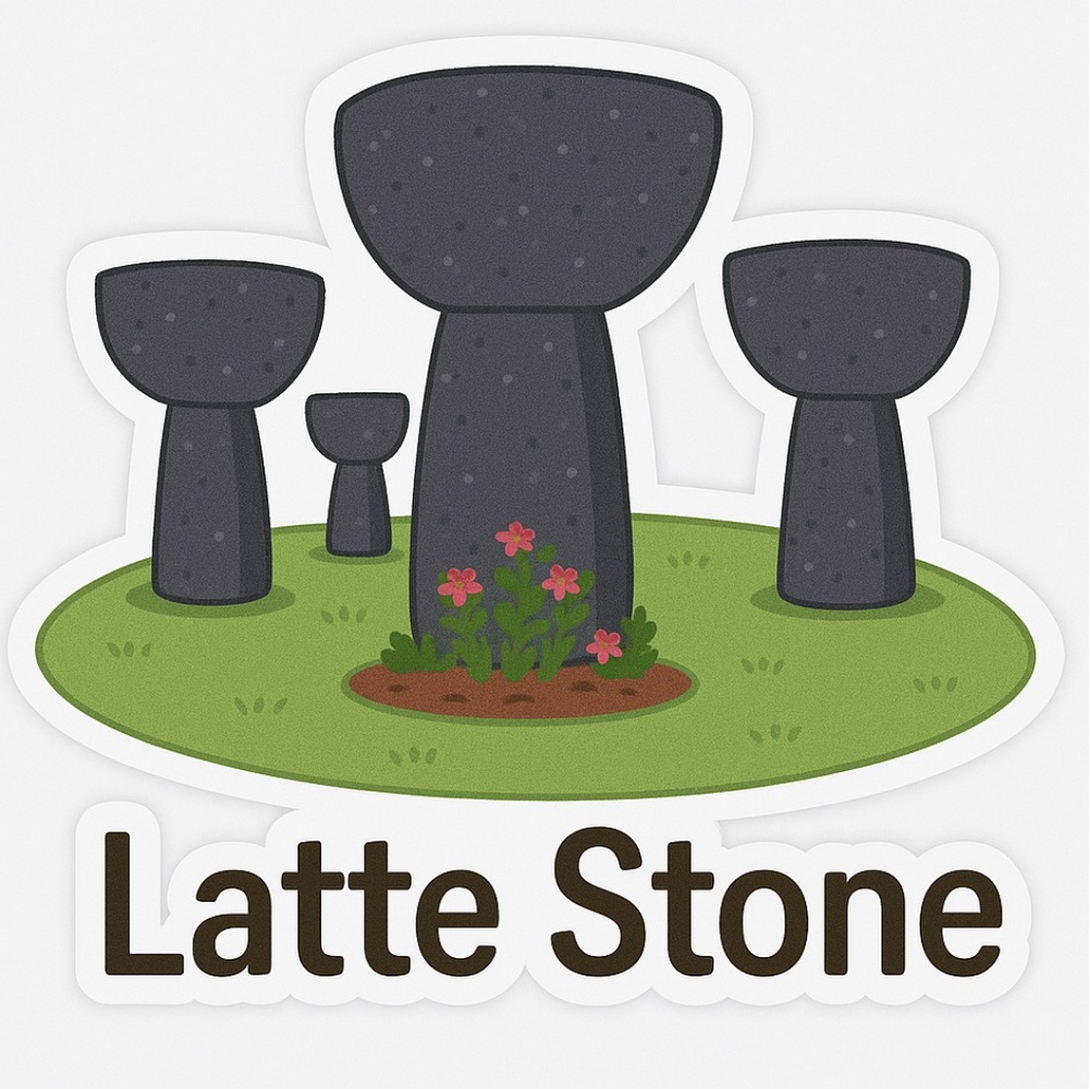 Latte Stone Sticker | Chamoru Culture | Island Heritage Design | Waterproof